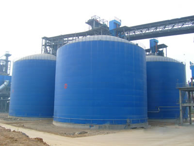 河口水泥钢板库改造