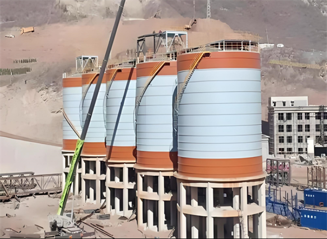 河口高架钢板仓