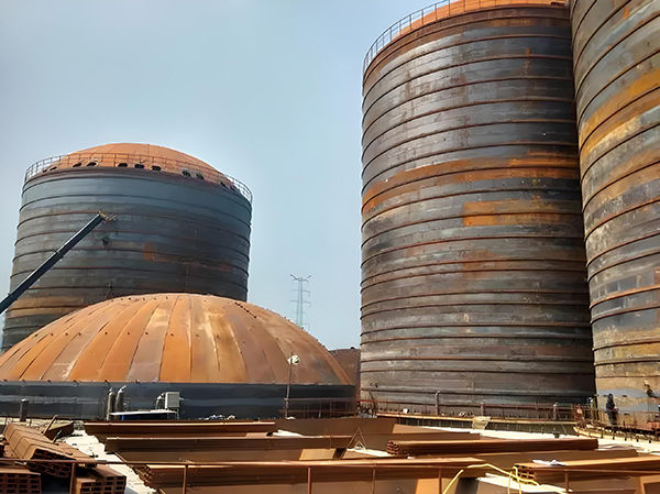 河口焦粉钢板仓